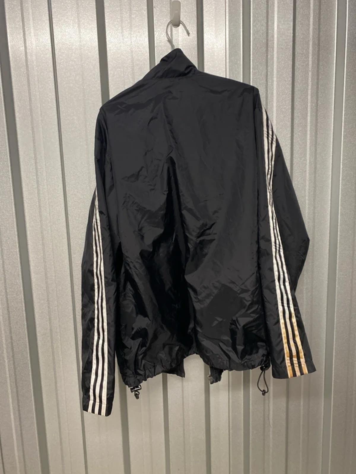 Adidas stripe windbreaker medium