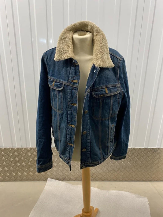 Lee Storm rider Sherpa denim jacket medium