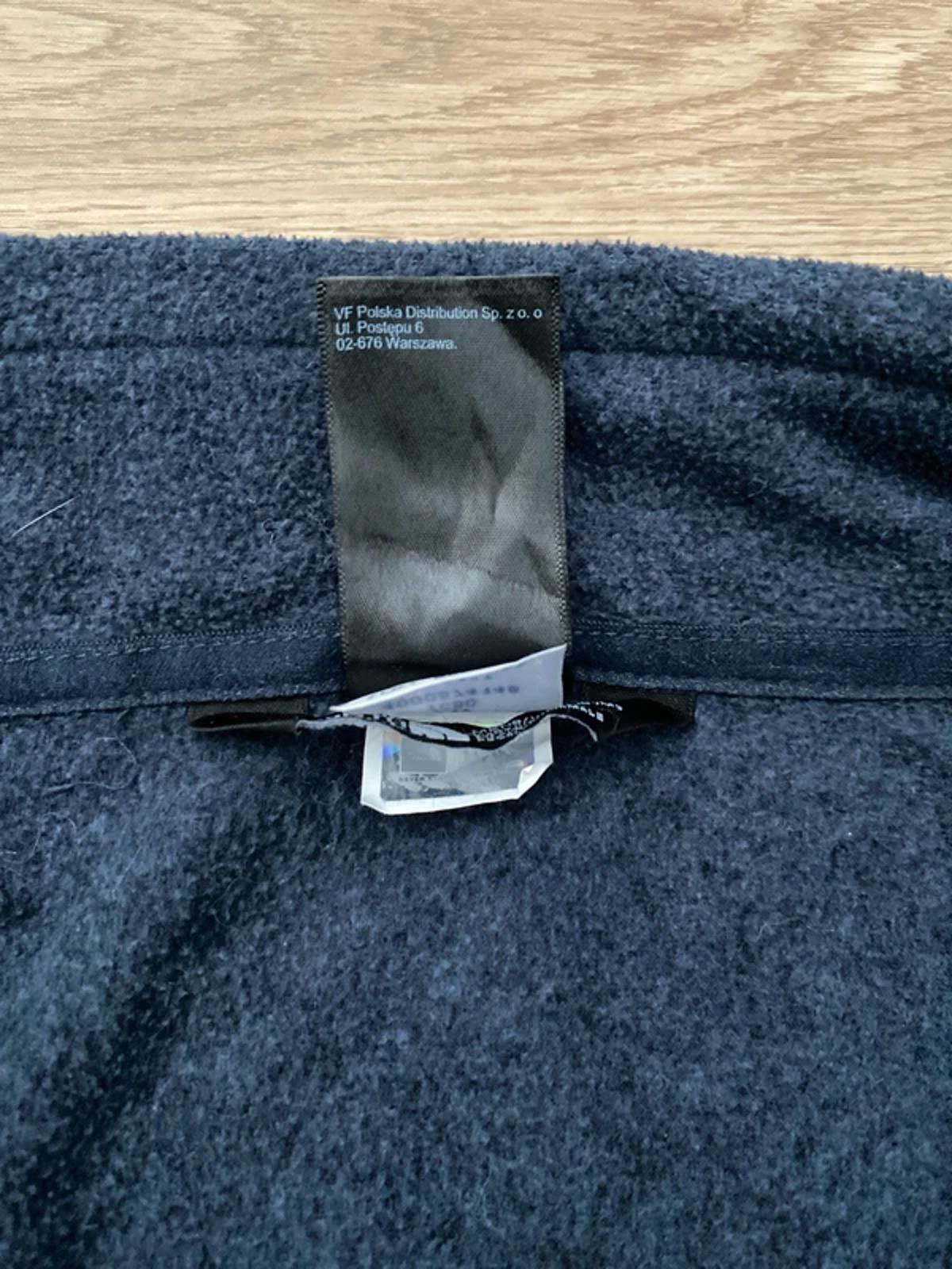 The North Face 1/4 zip fleece slate blue medium mens