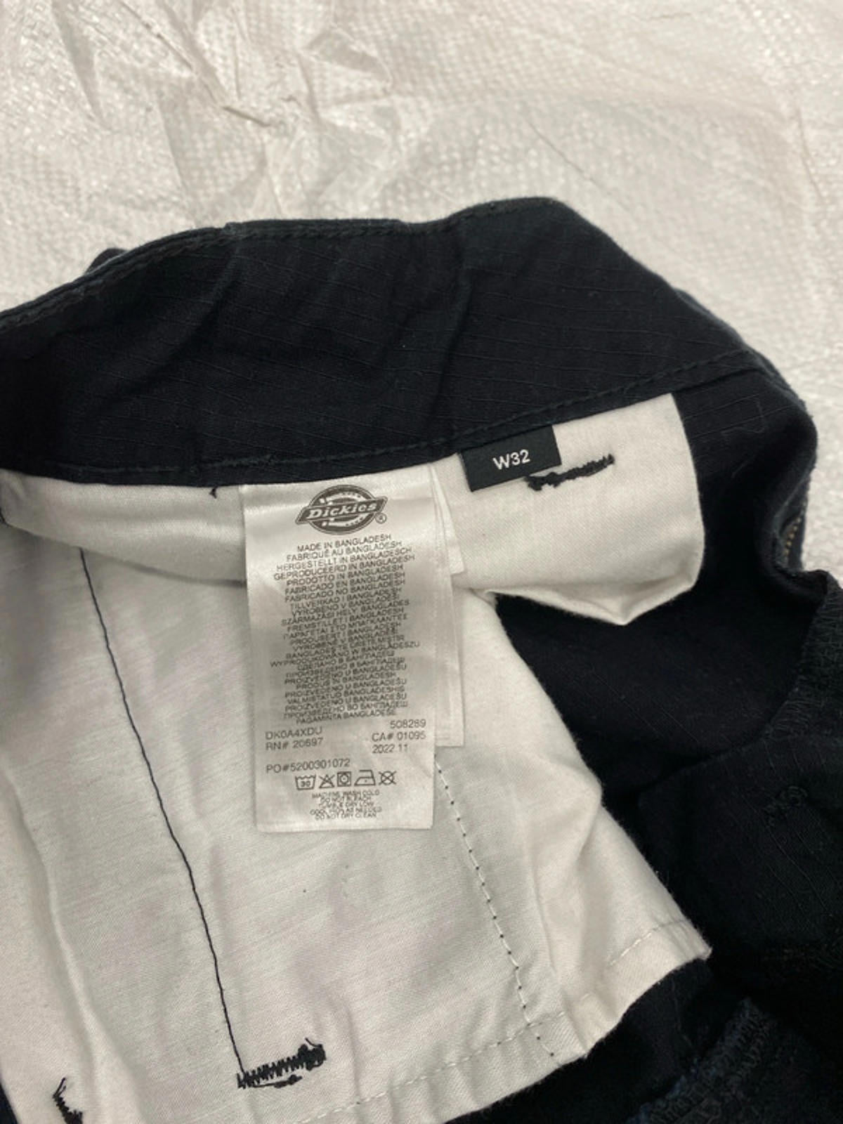 Dickies workwear trousers size 32 black