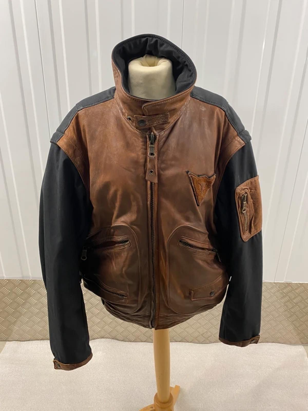 Dainese stylish leather and textile jacket medium
