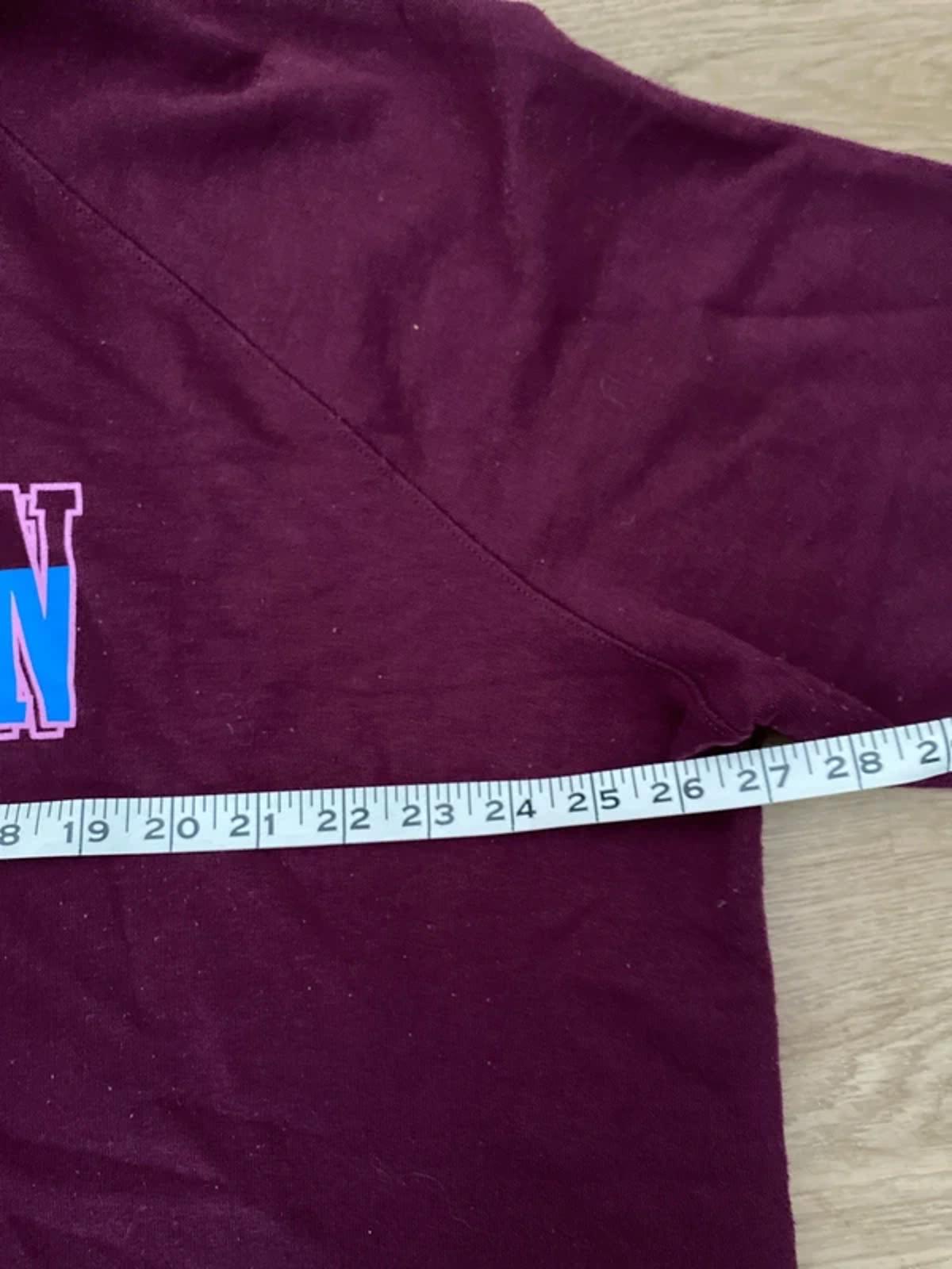Champion burgundy sweater with graphic usa 3x size
