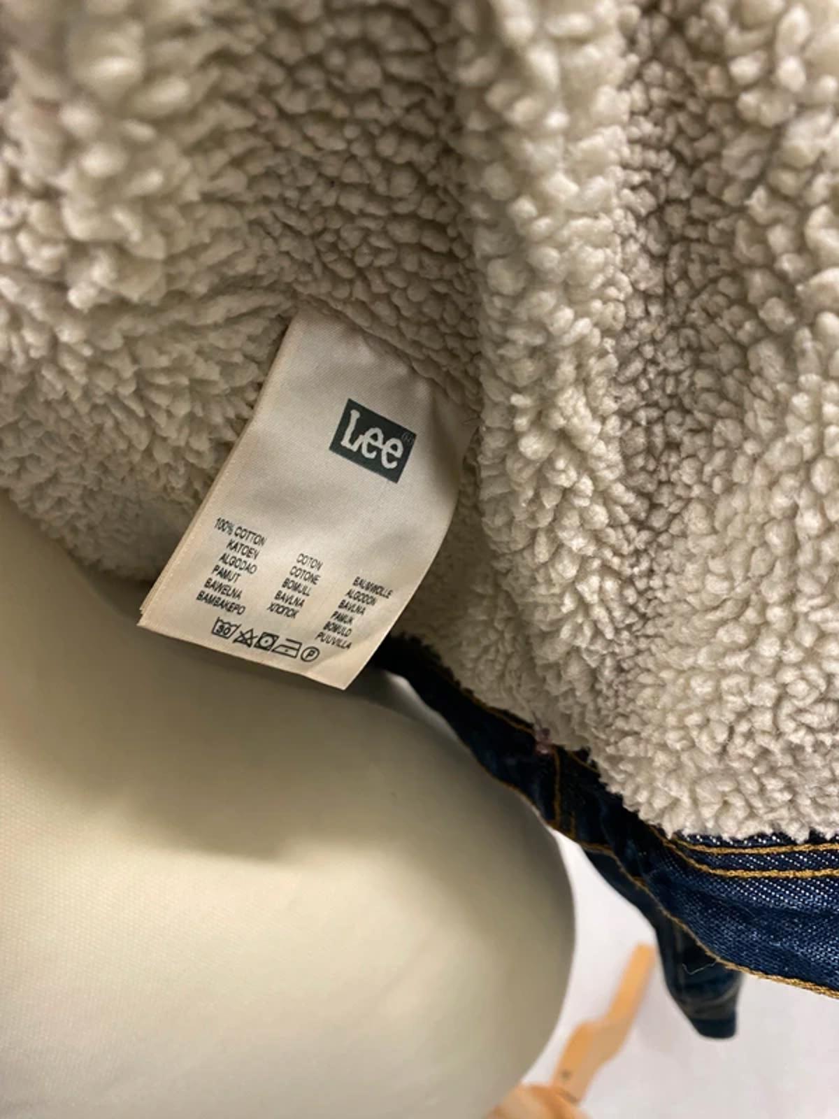 Lee Storm rider Sherpa denim jacket medium