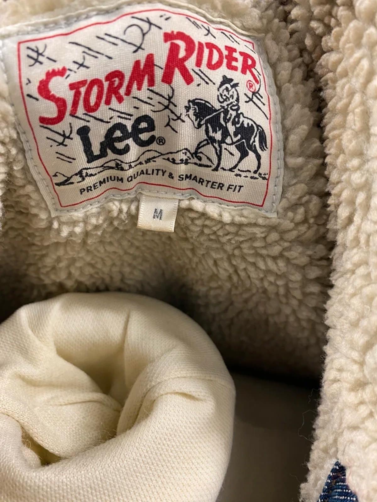 Lee Storm rider Sherpa denim jacket medium