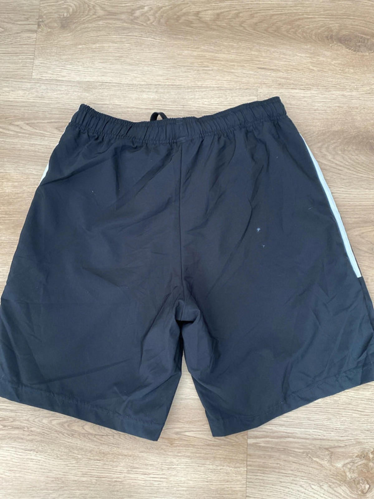 Adidas black sports shorts medium