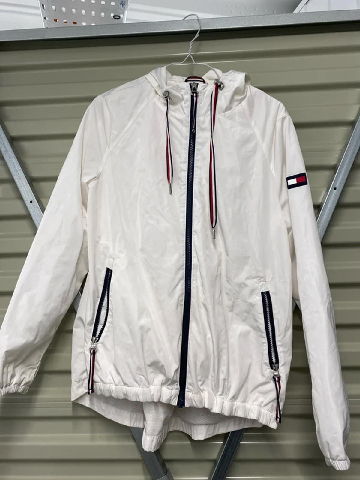 Tommy Hilfiger white windbreaker small