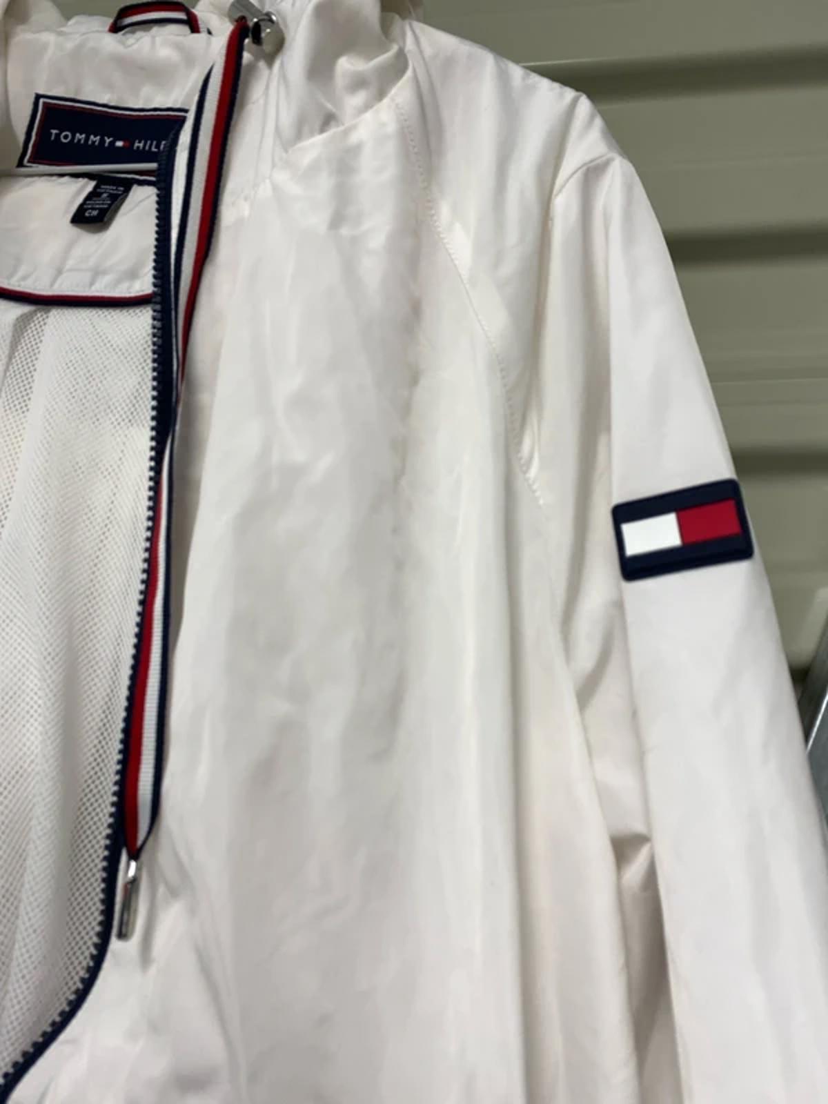 Tommy Hilfiger white windbreaker small