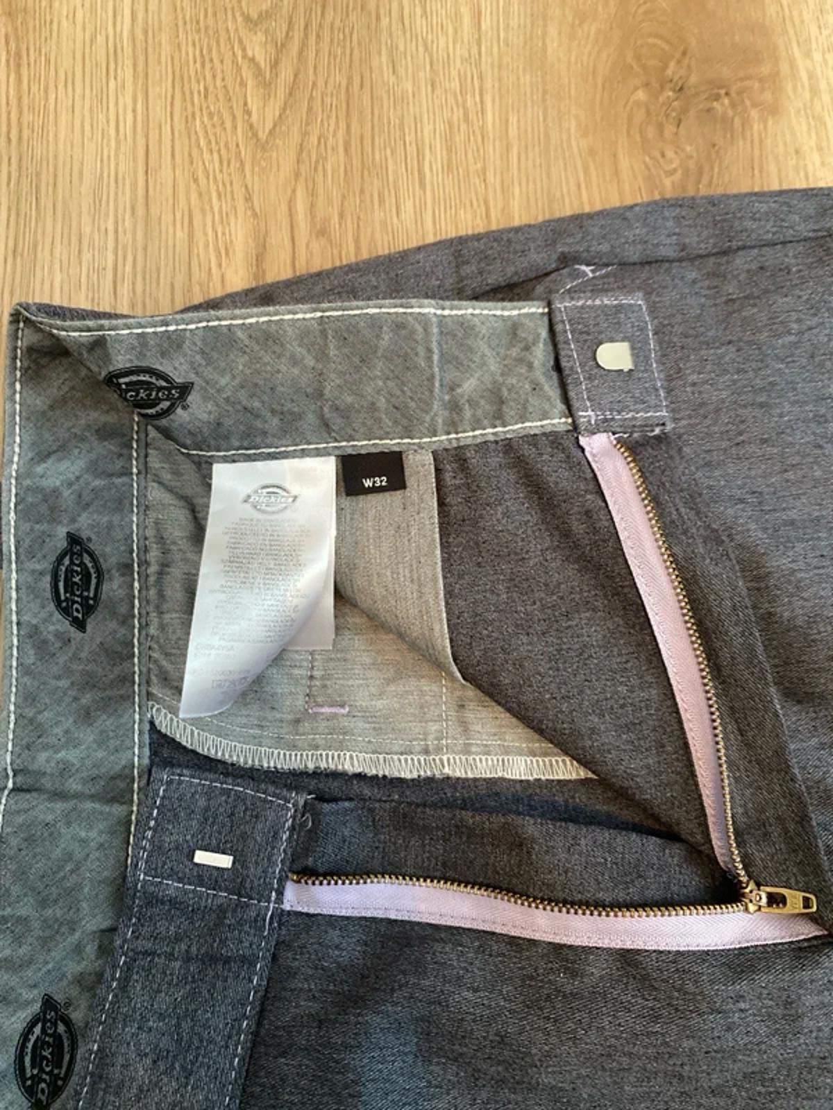 Dickies trousers pink stitching grey 32 short leg
