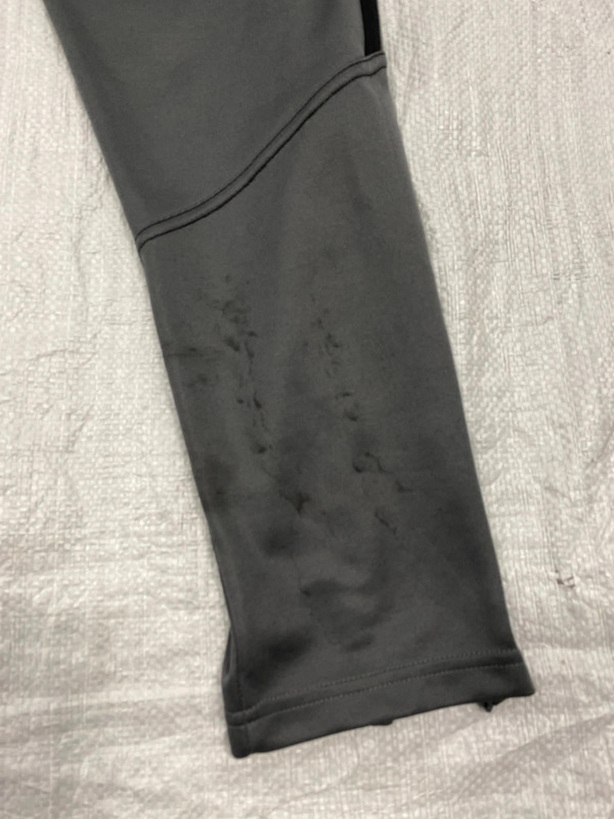 Adidas Aeroready sports joggers grey black stripes small