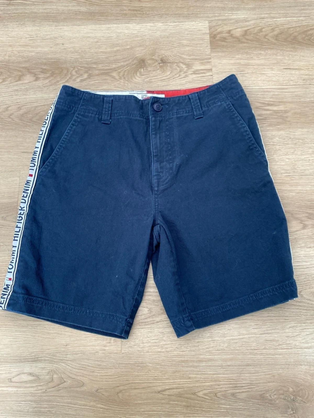 Tommy Hilfiger Denim Shorts Navy label shows size 29