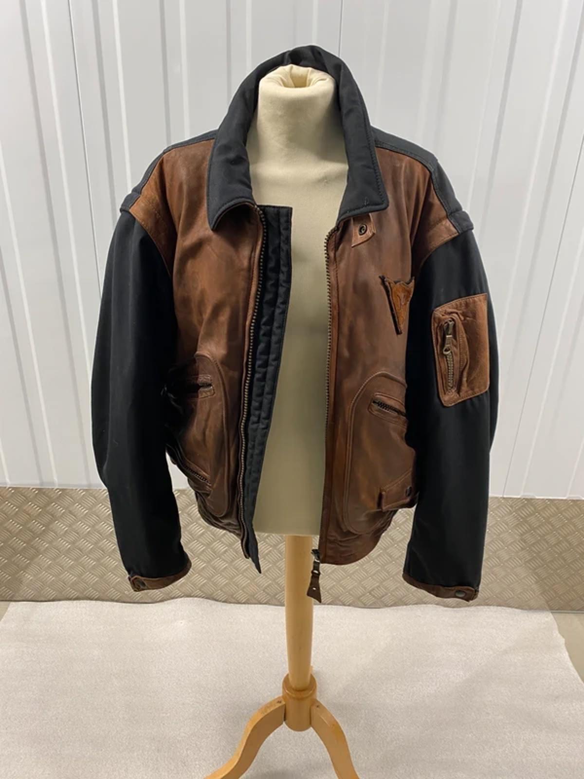 Dainese stylish leather and textile jacket medium