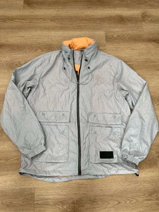 Nike Windbreaker 330 grey orange large