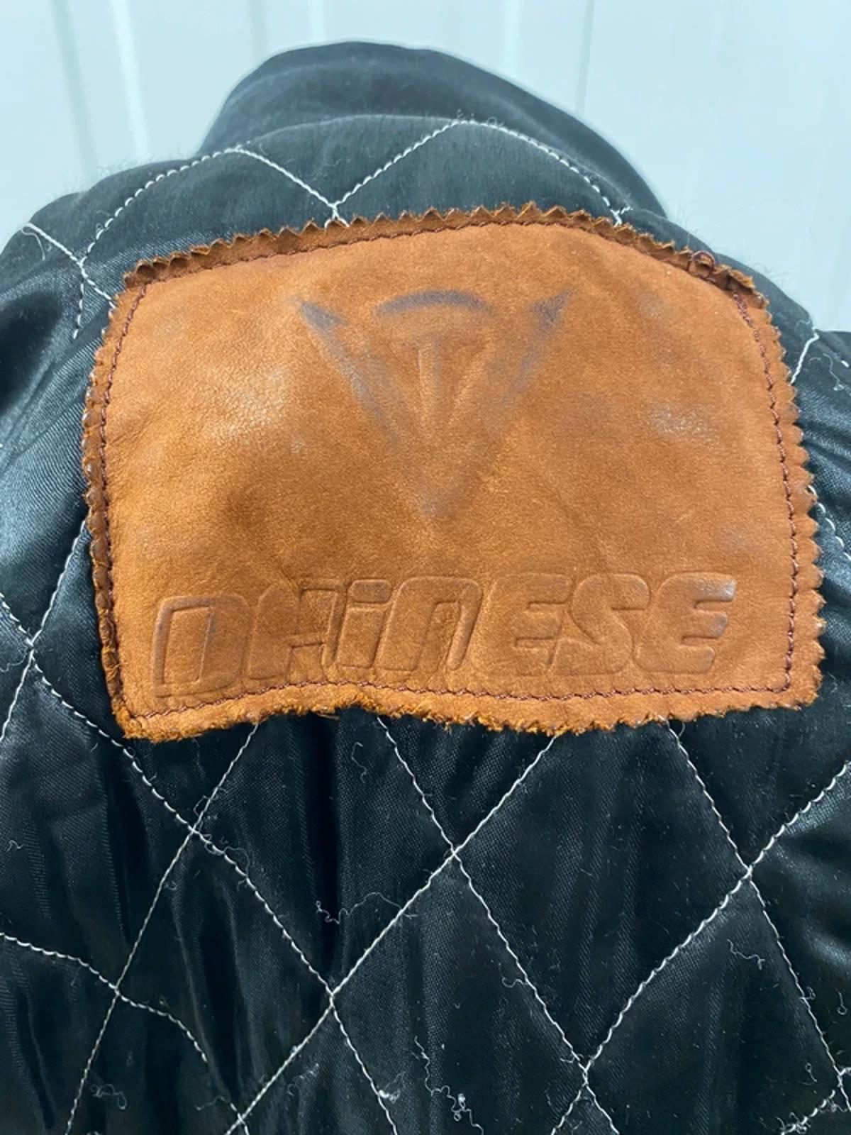 Dainese stylish leather and textile jacket medium