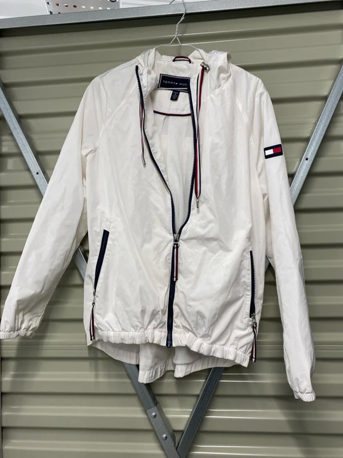 Tommy Hilfiger white windbreaker small