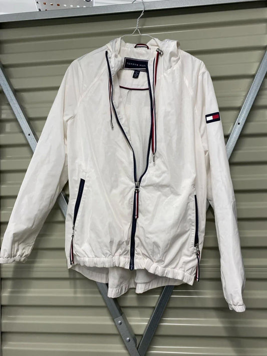 Tommy Hilfiger white windbreaker small