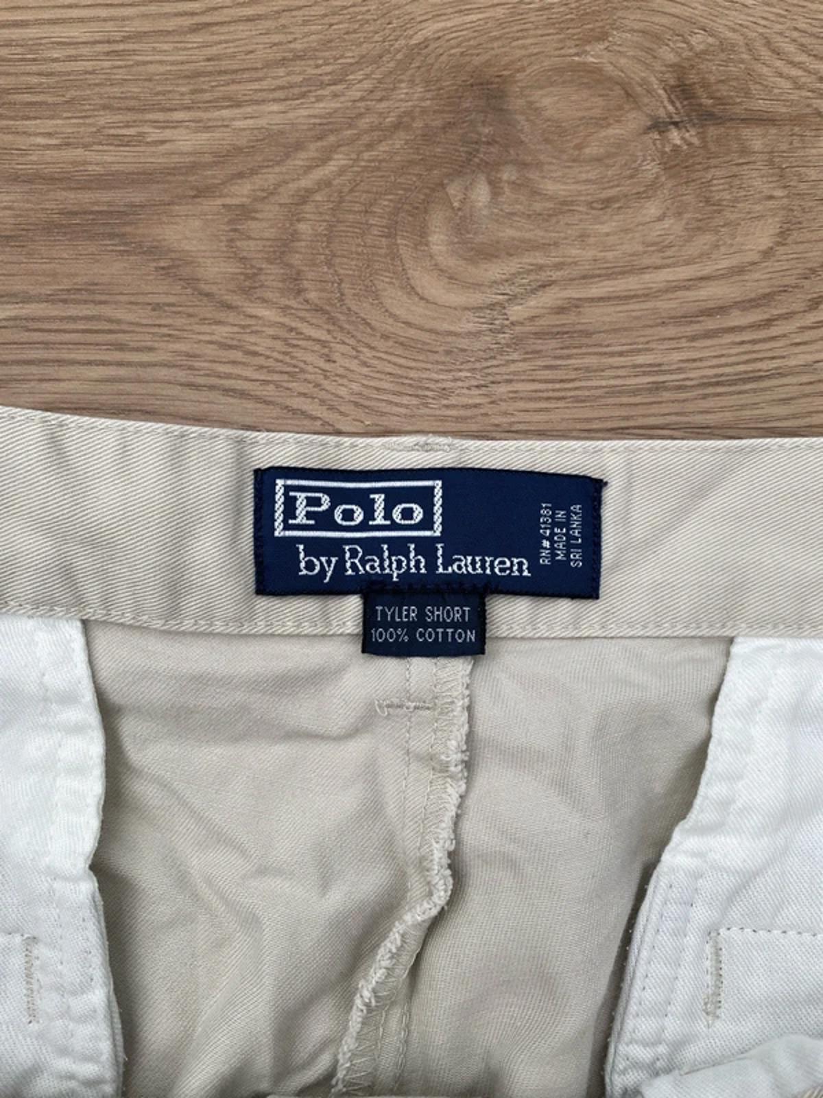 Polo Ralph Lauren classic chino pleated short cream size 34
