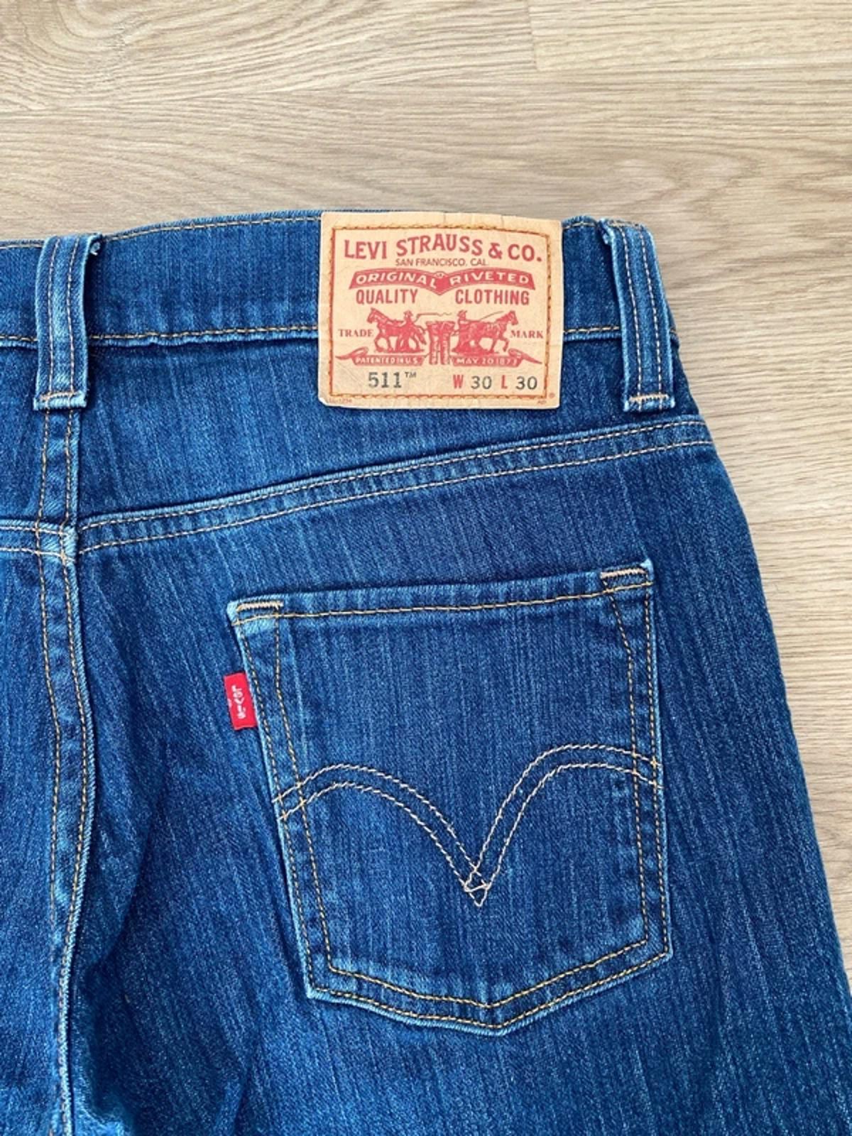 Levi’s Strauss 511 cut off Jean shorts size 30 skinny fit