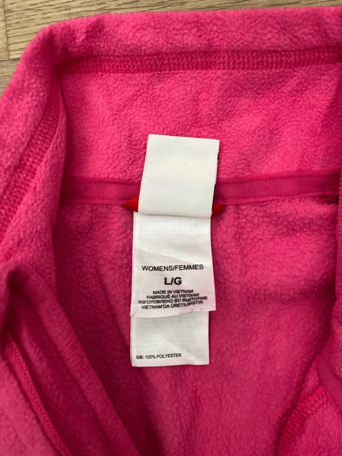 The North Face Fleece large women’s pink