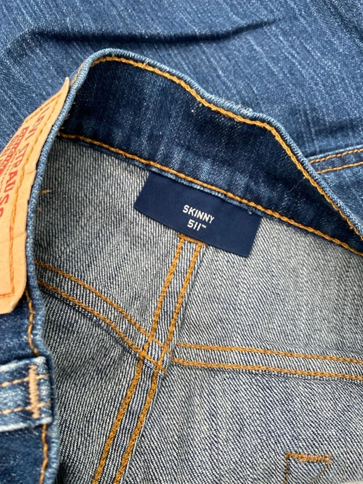 Levi’s Strauss 511 cut off Jean shorts size 30 skinny fit
