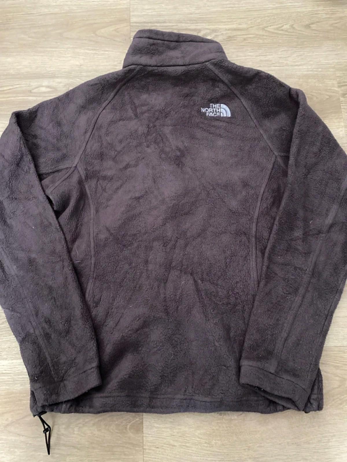 The North Face fleece full zip brown S/P women’s