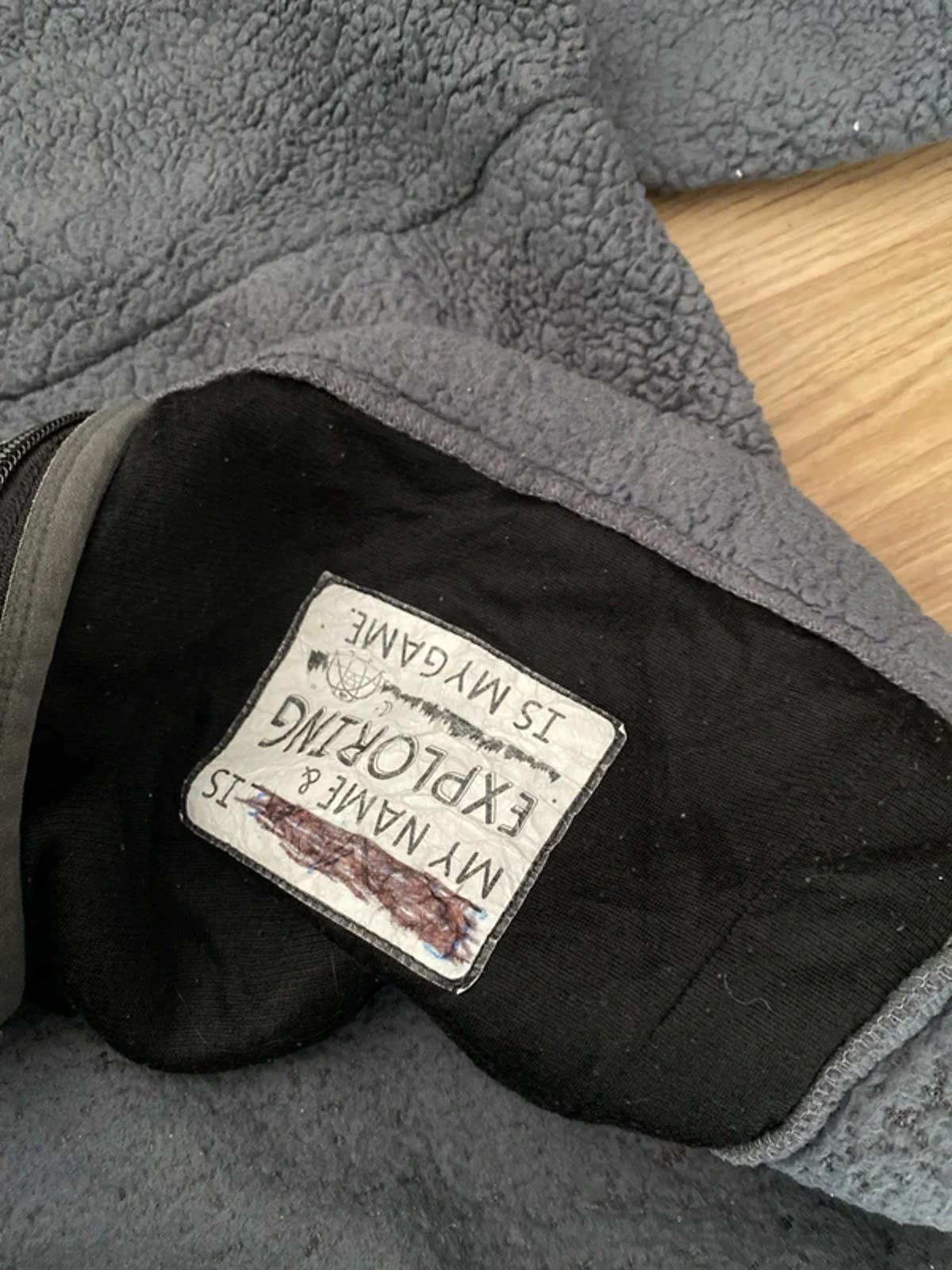 The North Face grey fluffy fleece boys size xl TG
