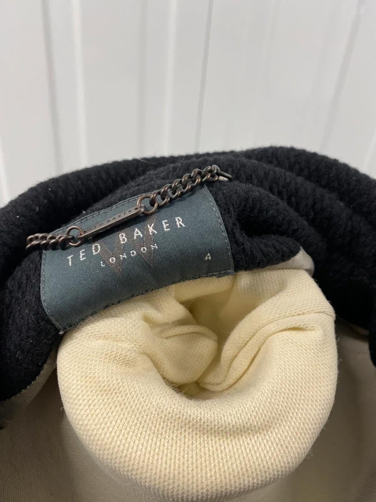 Ted Baker overcoat Black US size 4