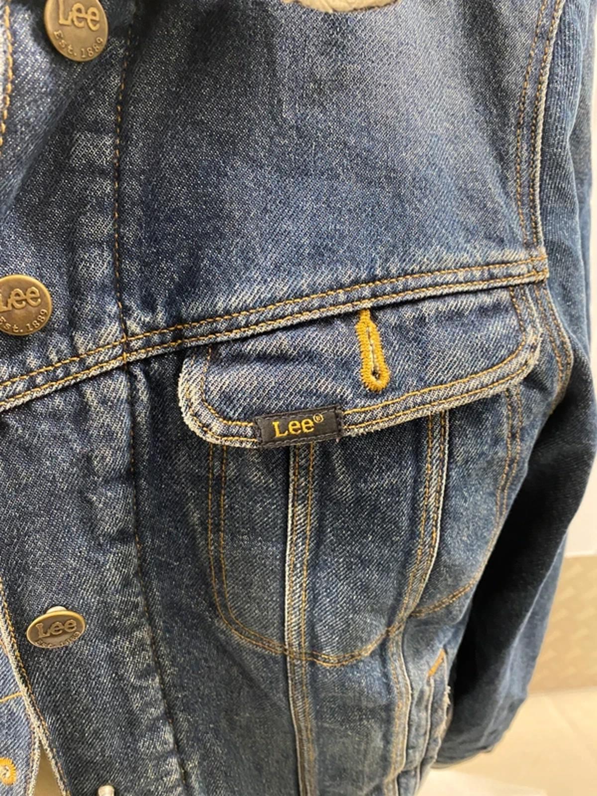 Lee Storm rider Sherpa denim jacket medium