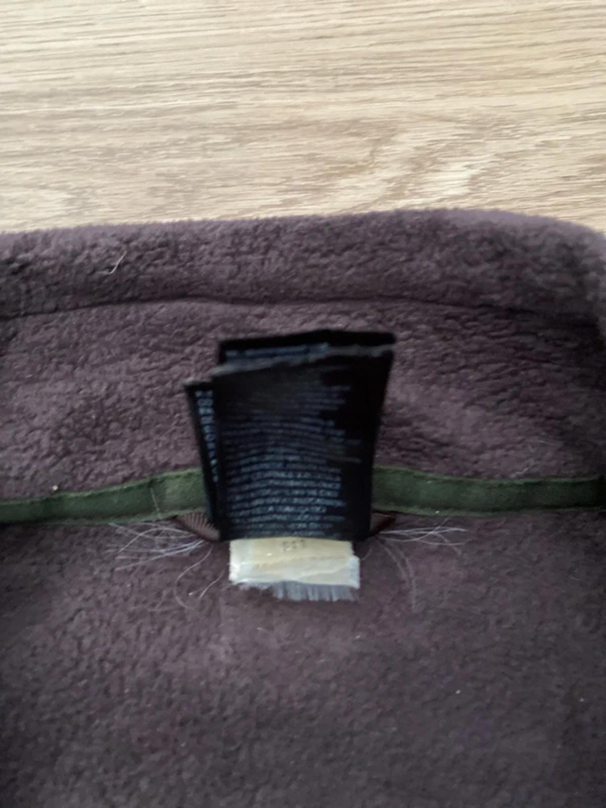 The North Face fleece full zip brown S/P women’s