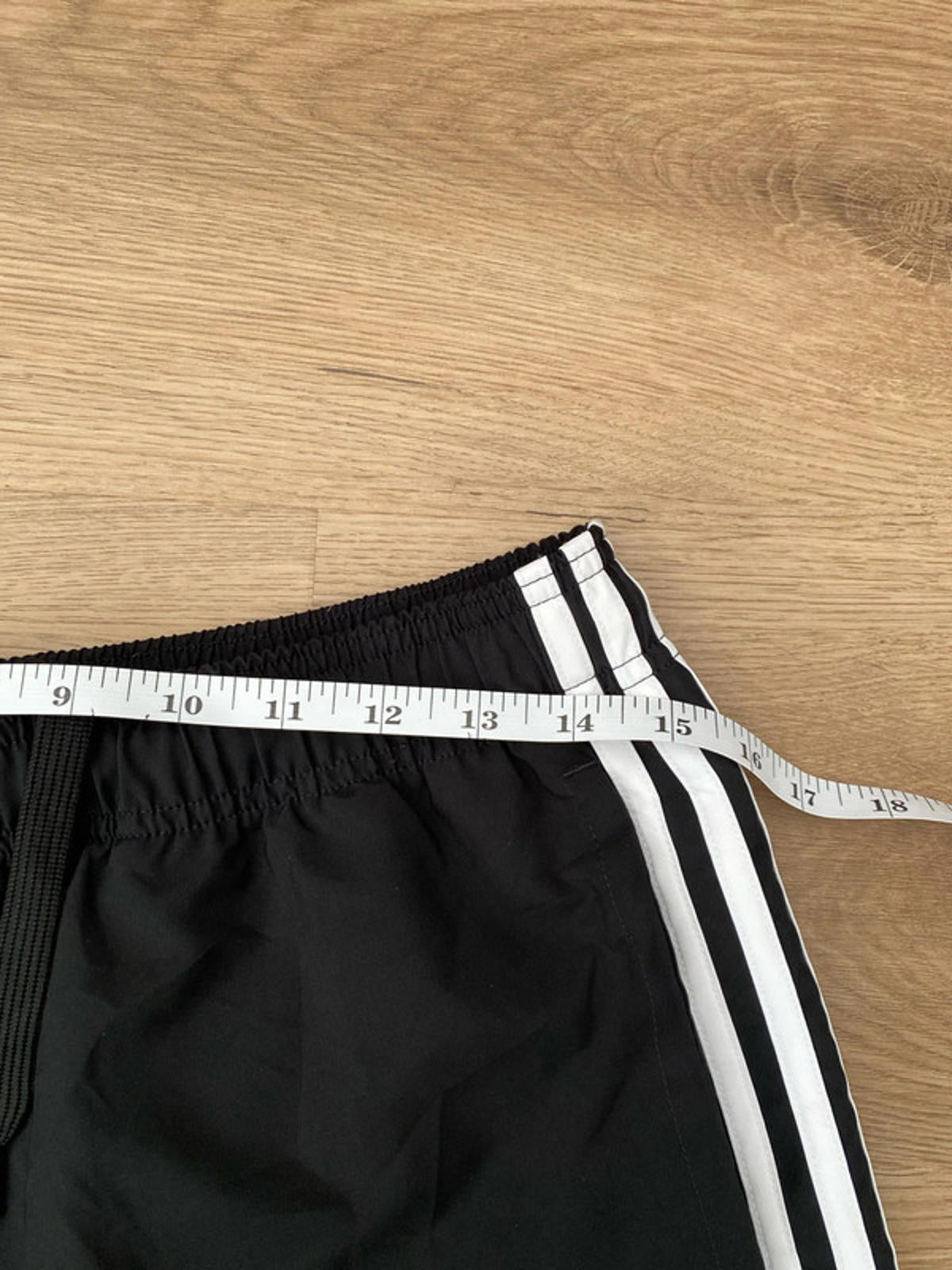 Adidas black sports shorts medium